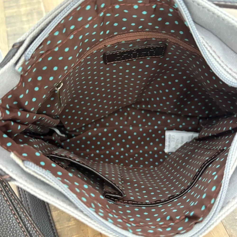 Chala Horse Design Crossbody Bag Derby Gray purse - Picture 12 of 16